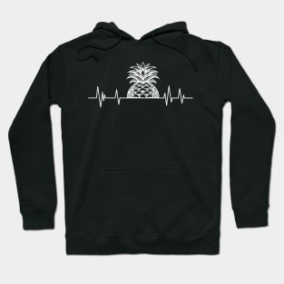 pineapple heartbeat ,Ananas heartbeat fruit Hoodie